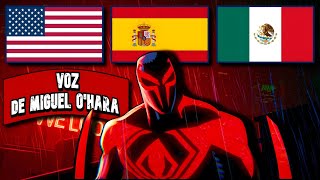 Voz de Miguel Ohara  Inglés Doblaje Castellano y Latino  Across the SpiderVerse [upl. by Nosreme163]