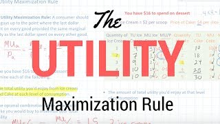 The Utility Maximization Rule [upl. by Black275]