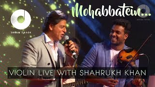 HUMKO HUMISE CHURA LO  MOHABBATEIN  VIOLIN COVER  SHAHRUKH KHAN IN DUBAI  DREAM TRACK BAND [upl. by Rozele]