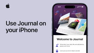 How to use Journal on your iPhone  Apple Support [upl. by Verene]