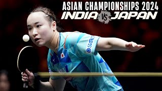 FULL MATCH  Mima Ito vs Sutirtha Mukherjee  2024 Asian Championships Semifinals [upl. by Yelyac]