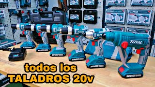 TODOS LOS TALADROS inalambricos 20V TOTAL  TOTAL tools [upl. by Coit]