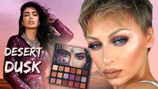 Huda Beauty Desert Dusk Palette Tutorial  Alexandra Anele [upl. by Ynohtnaleahcim]