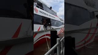 Ferry dumai indonesia↔️melaka malaysiaferry antar bangsa MVINDOMAL SEOVEREIGN melaka dumairiau [upl. by Nynahs235]