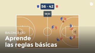 ¿Cómo se juega Reglas básicas  Baloncesto [upl. by Aivle]