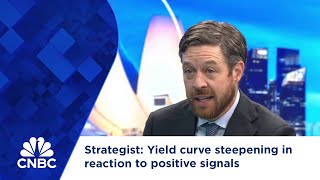 Strategist Yield curve steepening in reaction to positive signals [upl. by Yerxa]