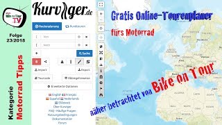 Kurvigerde  Gratis OnlineRoutenplaner fürs Motorrad [upl. by Swainson205]