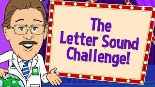 The Letter Sound Challenge  Letter Runs  Jack Hartmann and Katie Garner [upl. by Chloe]