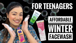 শীতের জন্য ফেসওয়াশ  BEST WINTER FACE WASH for TEENAGERS Affordable Facial Cleansers All Skin Type [upl. by Nivahb479]