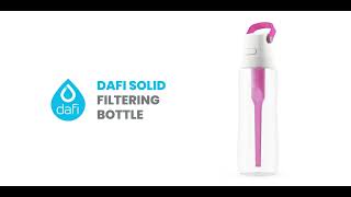 Dafi SOLID filtering bottle [upl. by Sair]