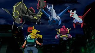 Hoopa Bringing Rayquaza Latios And Latias Through The Ring Hindi [upl. by Yelnek]