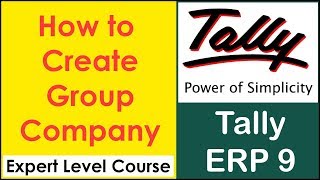 Group Company  How to Merge Multiple Companies Together in tally ERP [upl. by Anerol146]