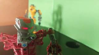 Spear Attack  Bionicle Stop Motion Test [upl. by Chiquita]