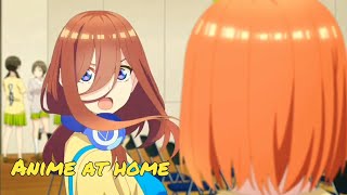 The Quintessential Quintuplets Dub  he is outside he is talking to a girl how is it [upl. by Ennailuj]