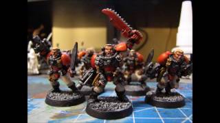 BLOOD ANGELS  10th Company Ambush Force Review  7th Edition 2017 [upl. by Dlabihcra632]