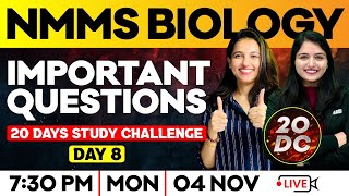 NMMS Biology 2024  Most Important Questions  Exam Winner [upl. by Odelle]