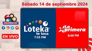 Loteka y la Primera en vivo 🎰 │ Sábado 14 de septiembre 2024 – 755 PM [upl. by Aeslahc152]