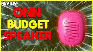 Budget Bluetooth Speaker ONN Mini Speaker Review [upl. by Ardnaed]