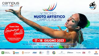 V TROFEO DI NUOTO ARTISTICO CAMPUS AQUAE 2023 [upl. by Libbi824]