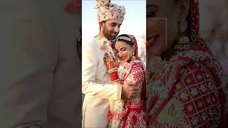 Ushna Shah amp Hamza Amin HD Photoshoot From Wedding Day I Ushna Shah wedding I Reviewit [upl. by Attikin]