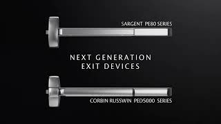 Discover the Future of Security Corbin Russwin Next Generation PED5000PED4000 Series Exit Device [upl. by Anma]