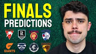 2024 AFL FINALS PREDICTIONS [upl. by Amasa329]