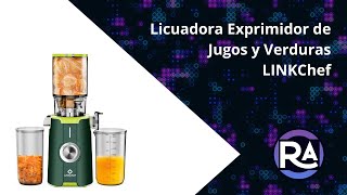 Opinión sobre la Licuadora Exprimidor de Jugos y Verduras LINKChef [upl. by Asilec]