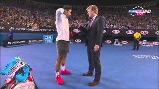 Nadal vs Tomic Australian Open 2014 highlights [upl. by Eanram]