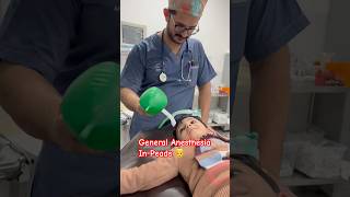 General Anesthesia Given in Peads 👦 shortvideo ventilatoryoutubeshorts [upl. by Dowdell63]