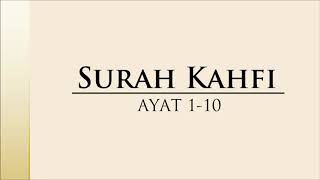 SURAH AL KAHFI ayat 110 amp 101110 terjemahan melayu [upl. by Consuela]