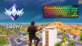 RTX 4060  Ryzen 7 5700x Fortnite performance mode Ranked 0 Ping  ASMR Keyboard 4K 360 FPS [upl. by Lareine]