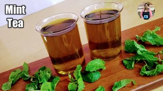 How to make mint tea at home  पुदीने की चाय  Green tea for weight loss [upl. by Spearing]