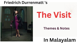 The Visit by Friedrich Durrenmatt Summary in Malayalam Themes Explained [upl. by Wanfried135]