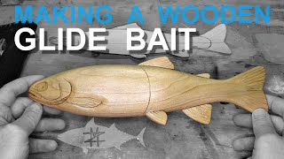 Making 12quot Wooden Glide Bait  Part 1 [upl. by Gytle]