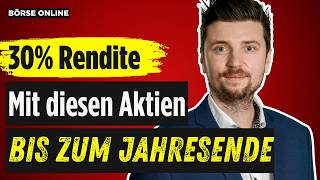 30 bis Jahresende mit diesen Aktien aber eine WARNUNG Droht BörsenCrash nach Senkung der Zinsen [upl. by Sukin810]