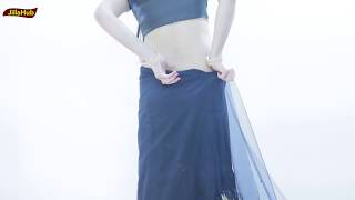 Easy Bollywood Saree Draping Method  Perfect Open Pallu Flat Saree wearing Idea to Get Proper Pleat [upl. by Neisa]