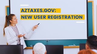 AZTaxesgov New User Registration [upl. by Nimzay]