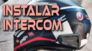 Como instalar intercomunicador en tu casco CARDO SPIRIT duo [upl. by Dnalyar40]