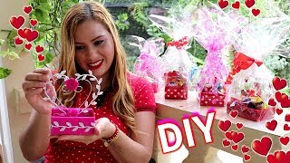 DIYIDEA PARA SAN VALENTIN  CAJITAS DECORADAS CON CHOCOLATES HECHA DE ALAMBRE [upl. by Sigler]