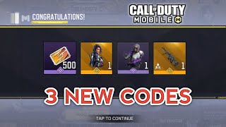 NEW TODAY CODM NEW REDEEM CODES 2024  CALL OF DUTY MOBILE NEW SKIN REDEEM CODE 2024 CODM GARENA [upl. by Hteb376]