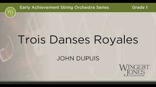 Trois Danses Royales  John Dupuis [upl. by Nywles75]