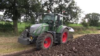 Fendt 516 Vario w Lemken Juwel 7 Plough  Farmers Guardian On Test [upl. by Uaeb247]