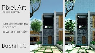 Photoshop Tutorials for Architects  Pixel Art [upl. by Lawford661]