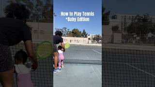 How to play tennis for beginners Part 4 tennis sports athlete shorts trending fitness volley [upl. by Yreved]