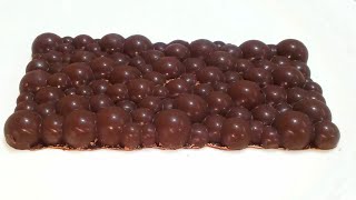 HOMEMADE CADBURY DIARY MILK BUBBLY CHOCOLATE BY DOUBLE BOILING METHOD [upl. by Cerf464]