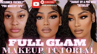 FLAWLESS FULL Glam Makeup Tutorial Learn how to do it like a PRO [upl. by Nemrac]