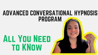 Advanced Conversational Hypnosis Program What You Need to Know [upl. by Venditti]