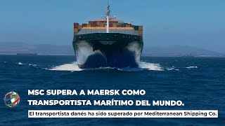 MSC SUPERA a MAERSK como MAYOR TRANSPORTISTA marítimo del mundo Msc Maersk [upl. by Arutnev416]