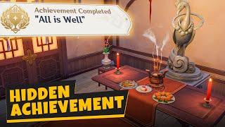 quotAll is Wellquot Hidden Achievement in Liyue  Hereafter  the trail of Pervases Quest Genshin Impact [upl. by Rajewski150]