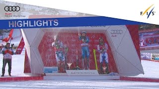 Highlights  Kristoffersen back on top in Val dIsere Slalom race  FIS Alpine [upl. by Ynahpit]